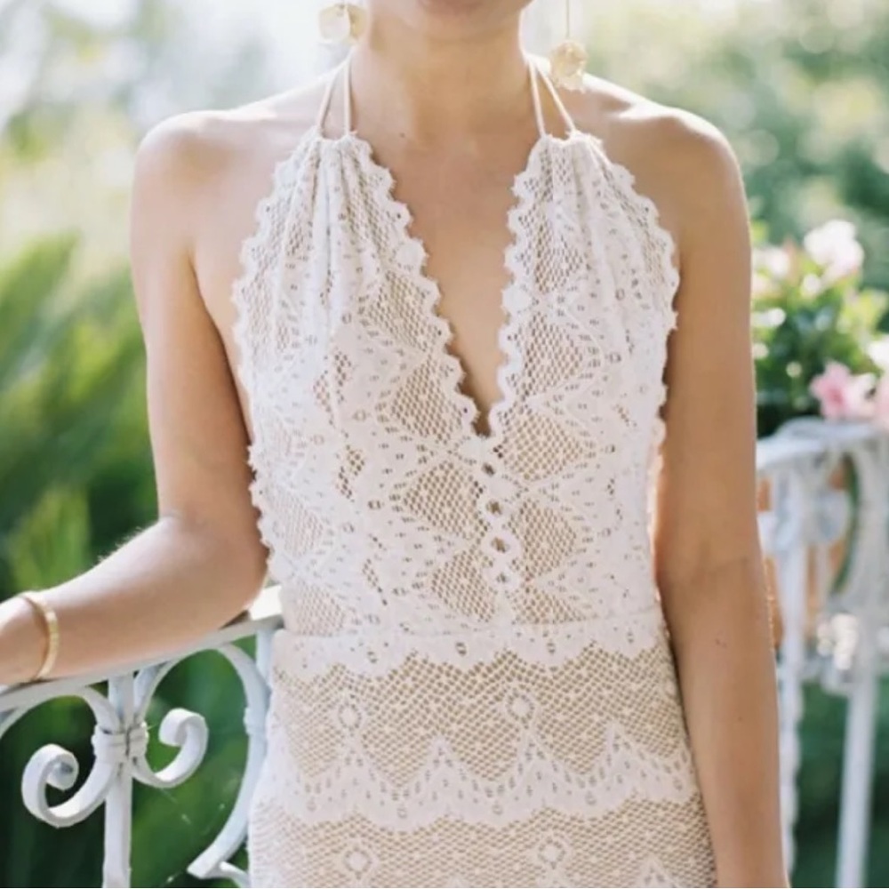 Nightcap White Lace Maxi Dress - Picture 8 of 16